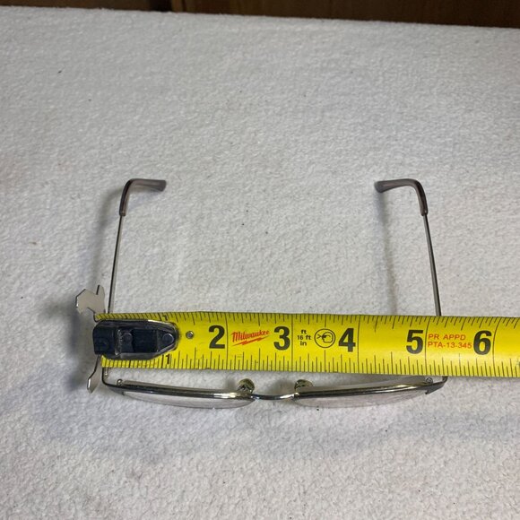 Lenton & Rusby LR5019 001 Black Eyeglasses Silver Square Full Rim 52-16 140 - Picture 10 of 11